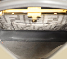 Fendi Grey Peekaboo Mini Bag