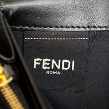 Fendi Black FF Diamonds Continental With Chain