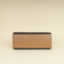 Fendi Bicolor Zucca Sunshine Medium Shopper Tote Bag