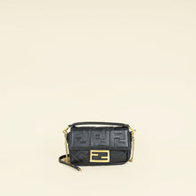 Fendi Black FF Baguette Mini Bag