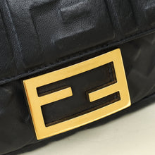 Fendi Black FF Baguette Mini Bag