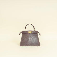 Fendi Burgundy Peekaboo ISeeU Petite Bag