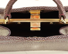 Fendi Burgundy Peekaboo ISeeU Petite Bag