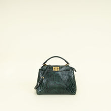 Fendi Green Python Peekaboo Mini Bag