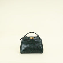Fendi Green Python Peekaboo Mini Bag