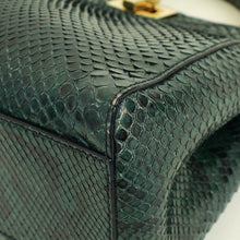 Fendi Green Python Peekaboo Mini Bag