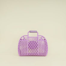 Fendi Purple Logo Basket Bag