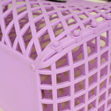 Fendi Purple Logo Basket Bag