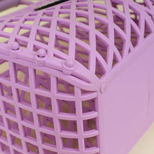 Fendi Purple Logo Basket Bag