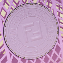 Fendi Purple Logo Basket Bag