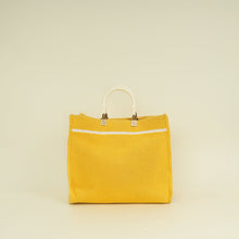 Fendi Mimosa Panna Sunshine Medium Shopping Tote Bag