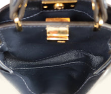 Fendi Navy Blue Nano Peekaboo Bag