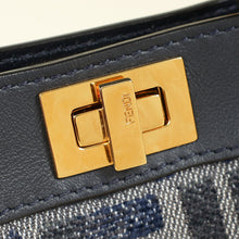 Fendi Navy Blue Nano Peekaboo Bag