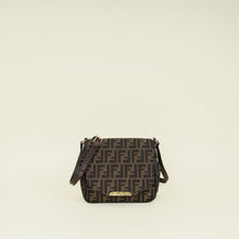 Fendi Bicolor Zucca Vitello Artic Small Messenger Bag