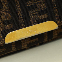 Fendi Bicolor Zucca Vitello Artic Small Messenger Bag