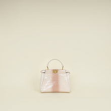 Fendi Nude Peach Ombre Crocodile Mini Peekaboo Bag