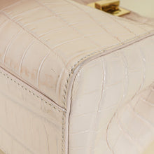 Fendi Nude Peach Ombre Crocodile Mini Peekaboo Bag