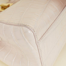 Fendi Nude Peach Ombre Crocodile Mini Peekaboo Bag