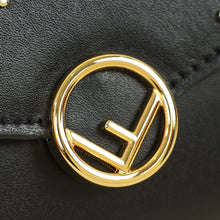 Fendi Black "F is Fendi" Studded Chain Wallet