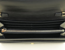 Fendi Black "F is Fendi" Studded Chain Wallet