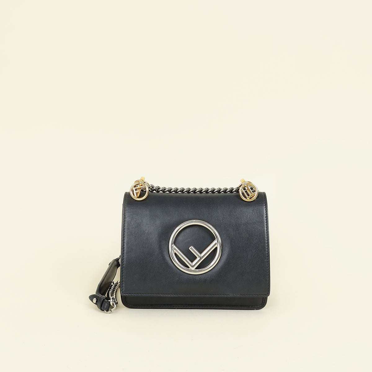 Fendi Black Kan I Small Shoulder Bag