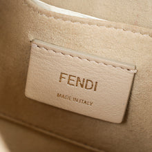 Fendi Tobacco FF Embossed U Kan Chain Small Shoulder Bag