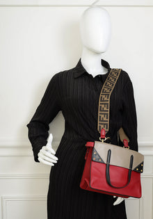 Fendi Tricolor Grace Flip Medium Bag