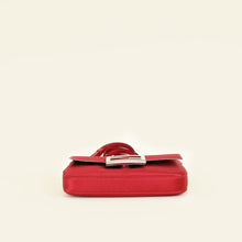 Fendi Red Phone Baguette Crossbody Bag