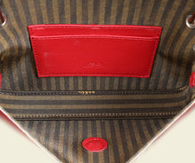 Fendi Red Phone Baguette Crossbody Bag