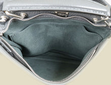 Fendi Grey Selleria Peekaboo Iconic Fit Mini Satchel Bag