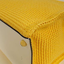 Fendi Mimosa Panna Cotton Crochet Sunshine Shopping Tote Bag
