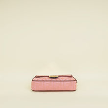 Fendi Bicolor FF Embroidery Baguette Medium Bag