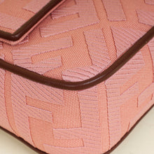 Fendi Bicolor FF Embroidery Baguette Medium Bag