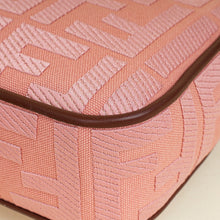 Fendi Bicolor FF Embroidery Baguette Medium Bag