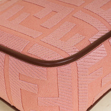 Fendi Bicolor FF Embroidery Baguette Medium Bag