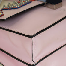 Fendi Pink Kan I Studded Small Shoulder Bag