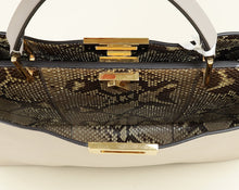 Fendi Gray Powder Peekaboo Iconic Essentially Satchel Large Bag