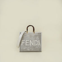 Fendi Ivory Sunshine Medium Shopping Tote Bag