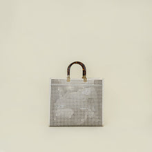 Fendi Ivory Sunshine Medium Shopping Tote Bag