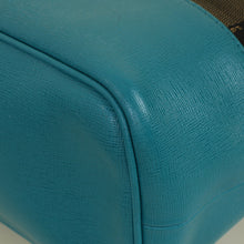 Fendi Bicolor Pequin Hobo Bag