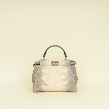 Fendi Bicolor Peekaboo Mini Lizard Bag