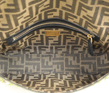 Fendi Green Baguette Beads Embroidered Shoulder Bag