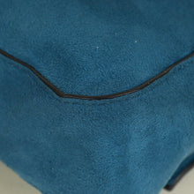 Fendi Teal Baguette Large Satchel Bag