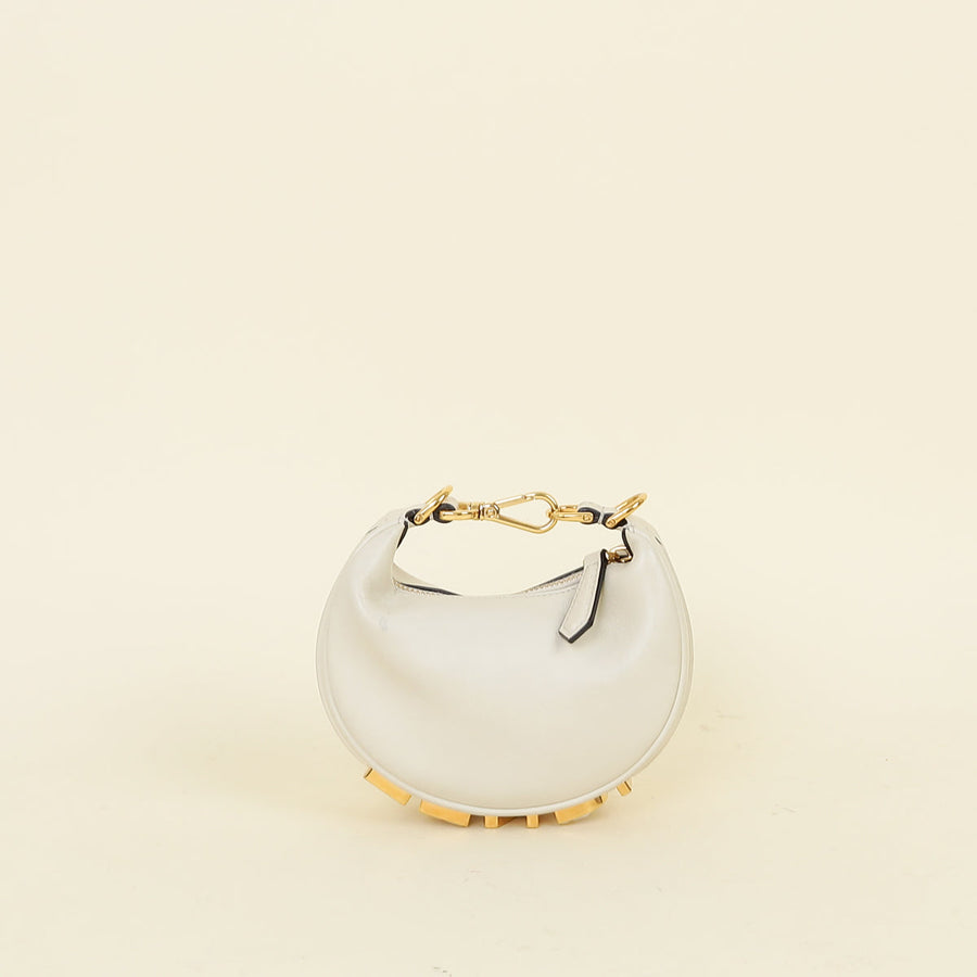 Fendi White Nano Fendigraphy Bag
