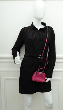 Fendi Magenta Peekaboo Micro Bag