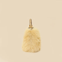 Fendi Bicolor Peekaboo Mini Fox Fur Python Bag