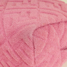 Fendi Lollypop Pink FF 1974 Embossed Medium Trapezoid Beauty Pouch