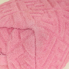 Fendi Lollypop Pink FF 1974 Embossed Medium Trapezoid Beauty Pouch