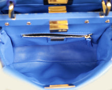 Fendi Royal Blue Peekaboo Mini Bag