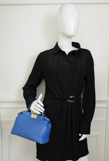 Fendi Royal Blue Peekaboo Mini Bag